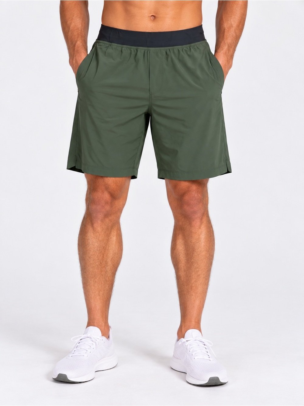 Lululemon T.H.E. Core Shorts 11" Linerless Dark Olive Green